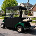 3-Sided Fitted "Over-The-Top" Golf Cart Cover made with Durable Canvas SDA Ace