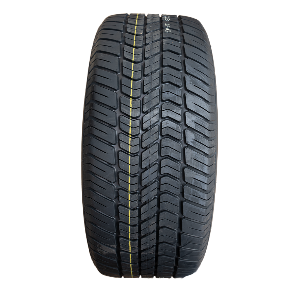 Chrome 14" Wheel and 2 + 2 Street Tire Combo - RENO Performance Ace Golf Cart: Best Golf Cart Covers for Sale