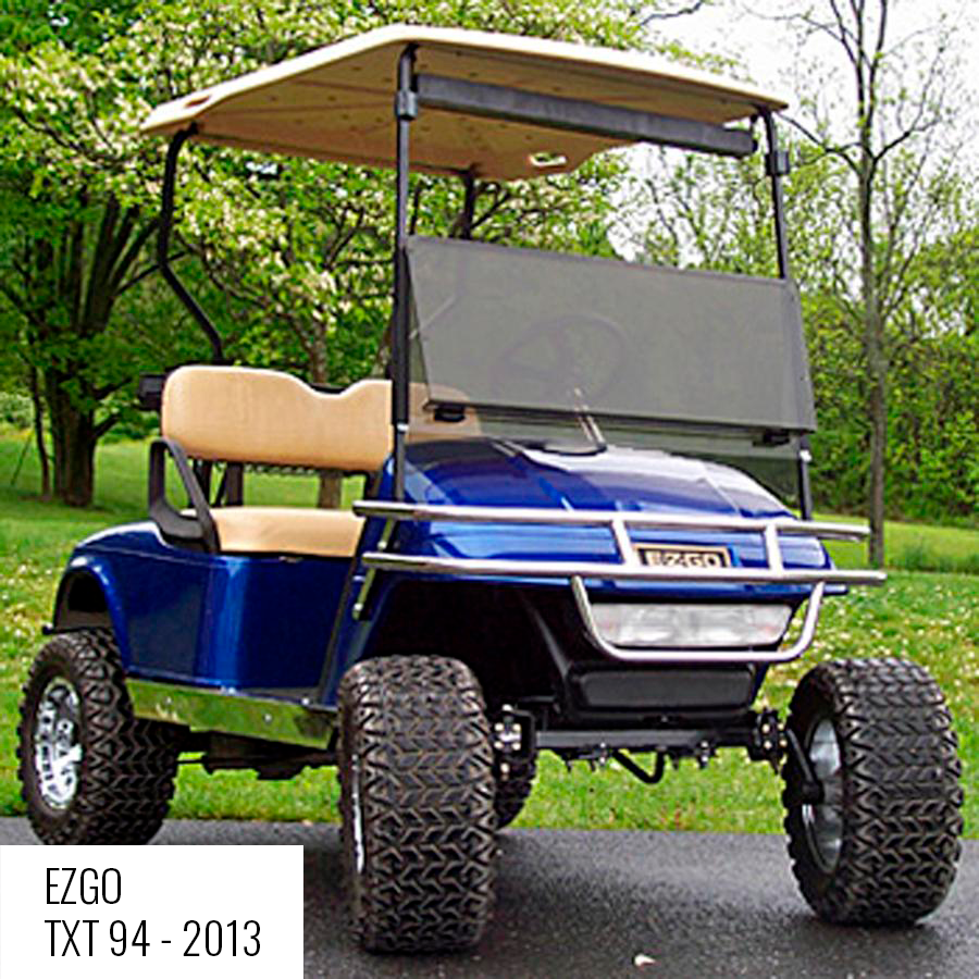 RedDot Tinted Folding Golf Cart Windshield Ace Golf Cart Covers