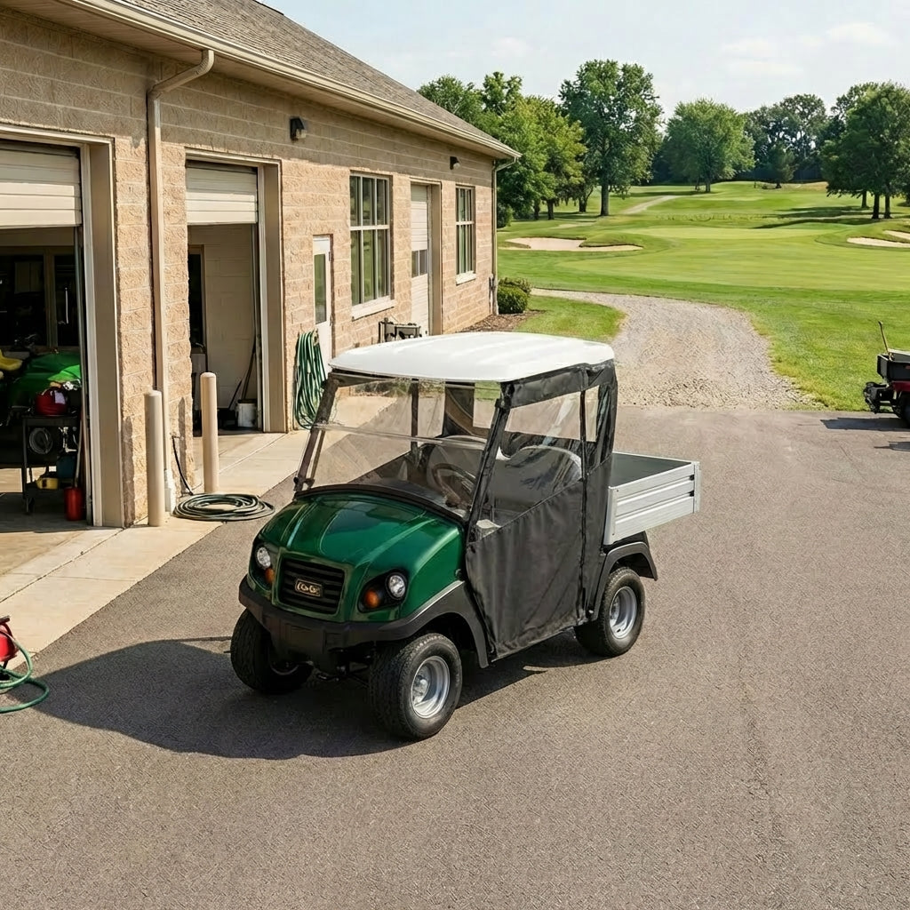 DoorWorks Golf Cart Track-Style Enclosures - Durable Canvas SDA Ace