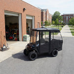 DoorWorks 4 Passenger Extended Roof Hinged Door Enclosure Cover for Golf Carts - Durable Canvas SDA Ace