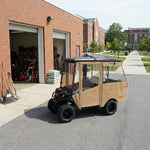 DoorWorks 4 Passenger Extended Roof Hinged Door Enclosure Cover for Golf Carts - Durable Canvas SDA Ace