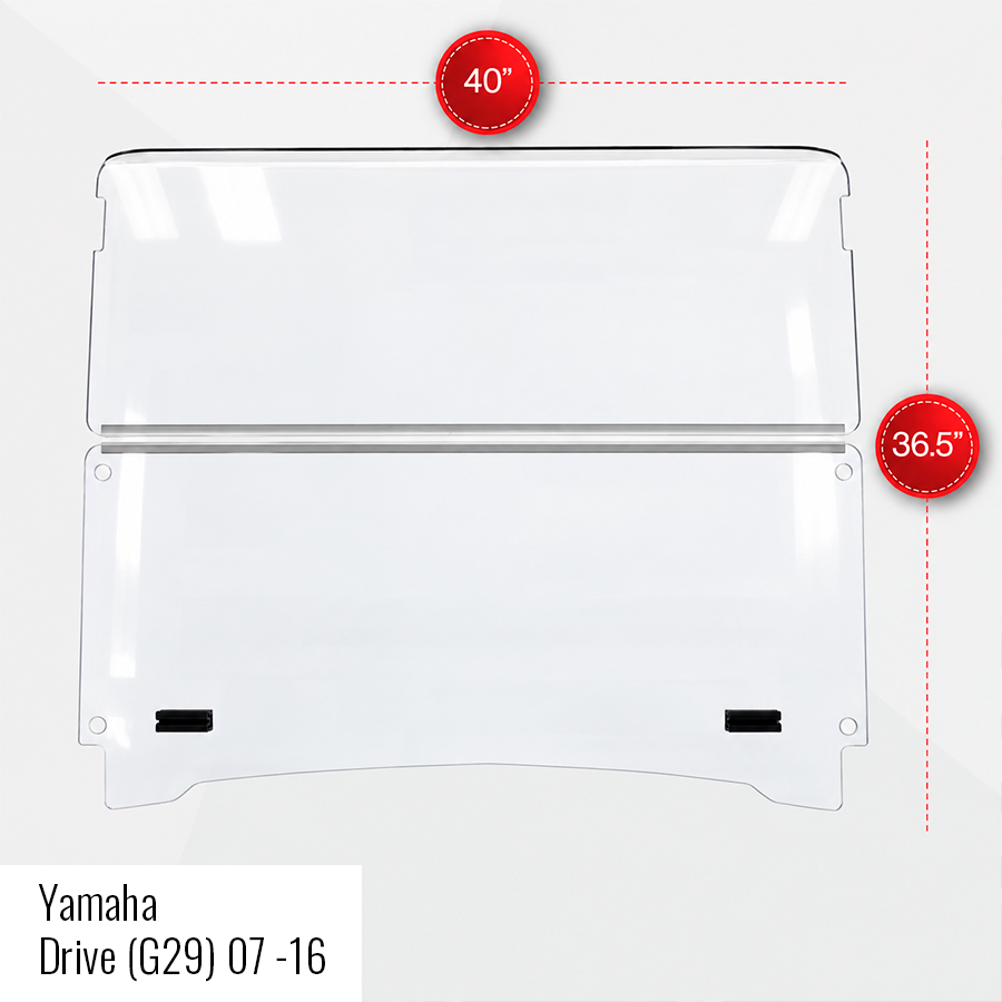 Replacement Golf Cart Windshield - Clear Ace Golf Cart Covers