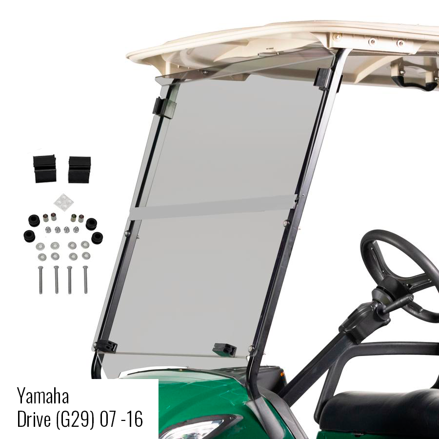 RedDot Tinted Folding Golf Cart Windshield Ace Golf Cart Covers