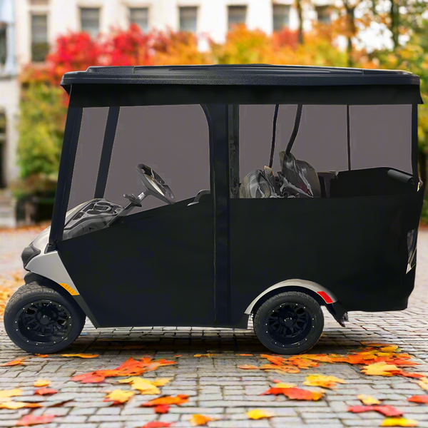 4Passenger Sunbrella Track Golf Cart Enclosure for 80" Extended Roofs