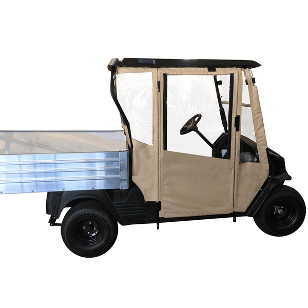 DoorWorks Hinged Hard Door Golf Cart Cover Enclosures Sunbrella