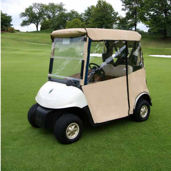 DoorWorks 3-Sided Fitted "Over-The-Top" Cover for Golf Carts Ace