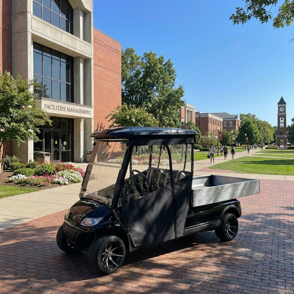 DoorWorks Golf Cart Track-Style Enclosures - Durable Canvas SDA Ace