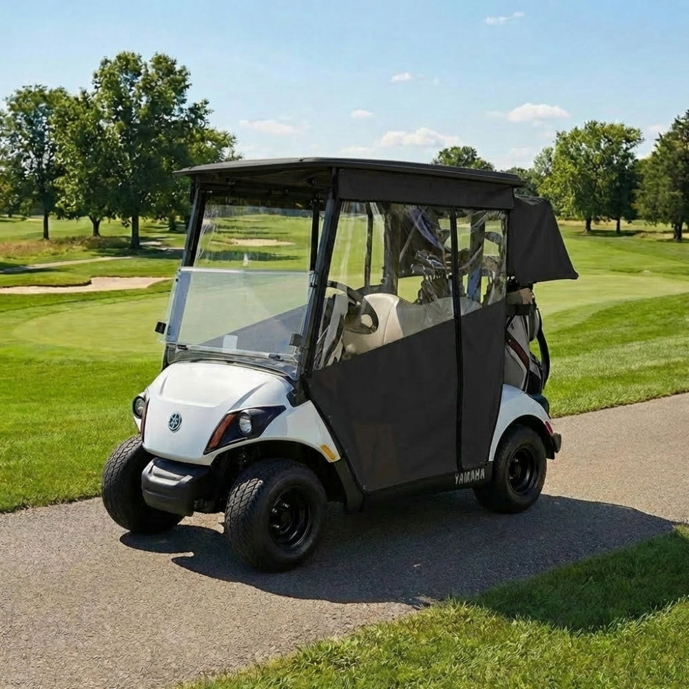 DoorWorks Golf Cart Track-Style Enclosures - Durable Canvas SDA Ace