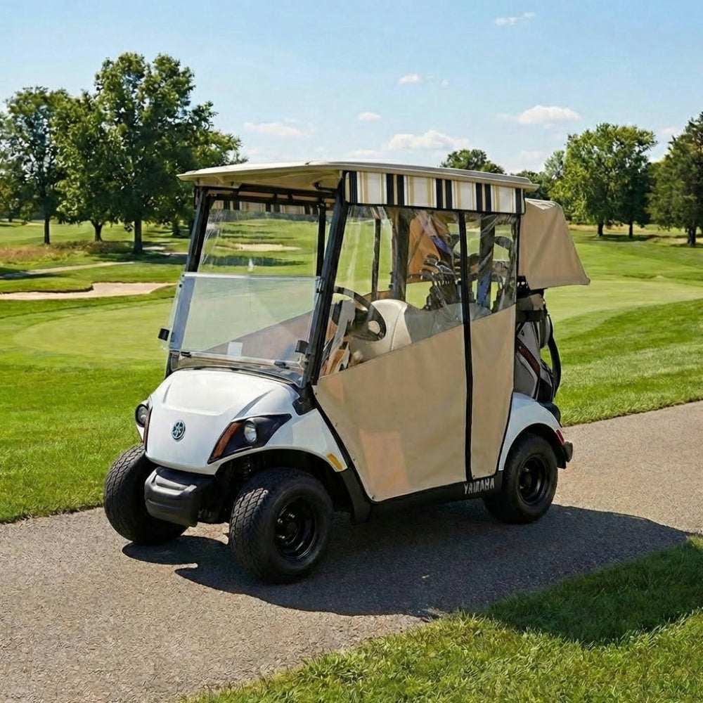 DoorWorks Golf Cart Track-Style Enclosures - Durable Canvas SDA Ace