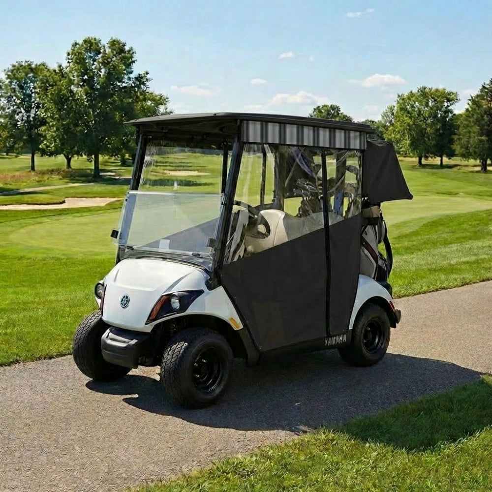DoorWorks Golf Cart Track-Style Enclosures - Durable Canvas SDA Ace