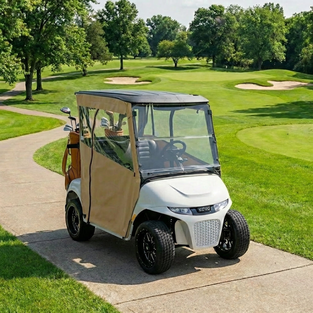 DoorWorks Golf Cart Track-Style Enclosures - Durable Canvas SDA Ace