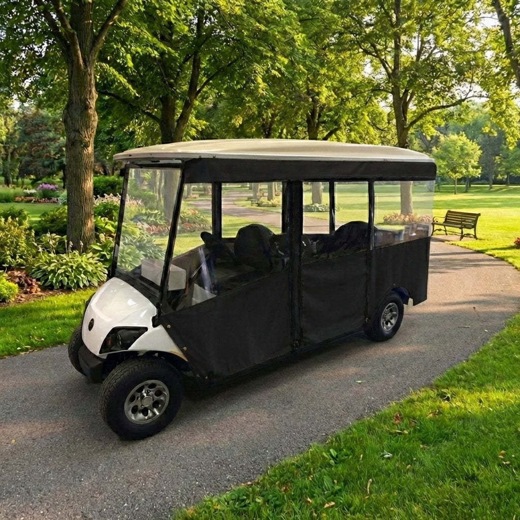6-Passenger Sunbrella Track-Style Cover Enclosure for Golf Carts Ace Golf Cart: Best Golf Cart Covers for Sale