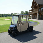 DoorWorks 2 Passenger Hinged Door Enclosure Cover for Golf Carts - Durable Canvas SDA Ace