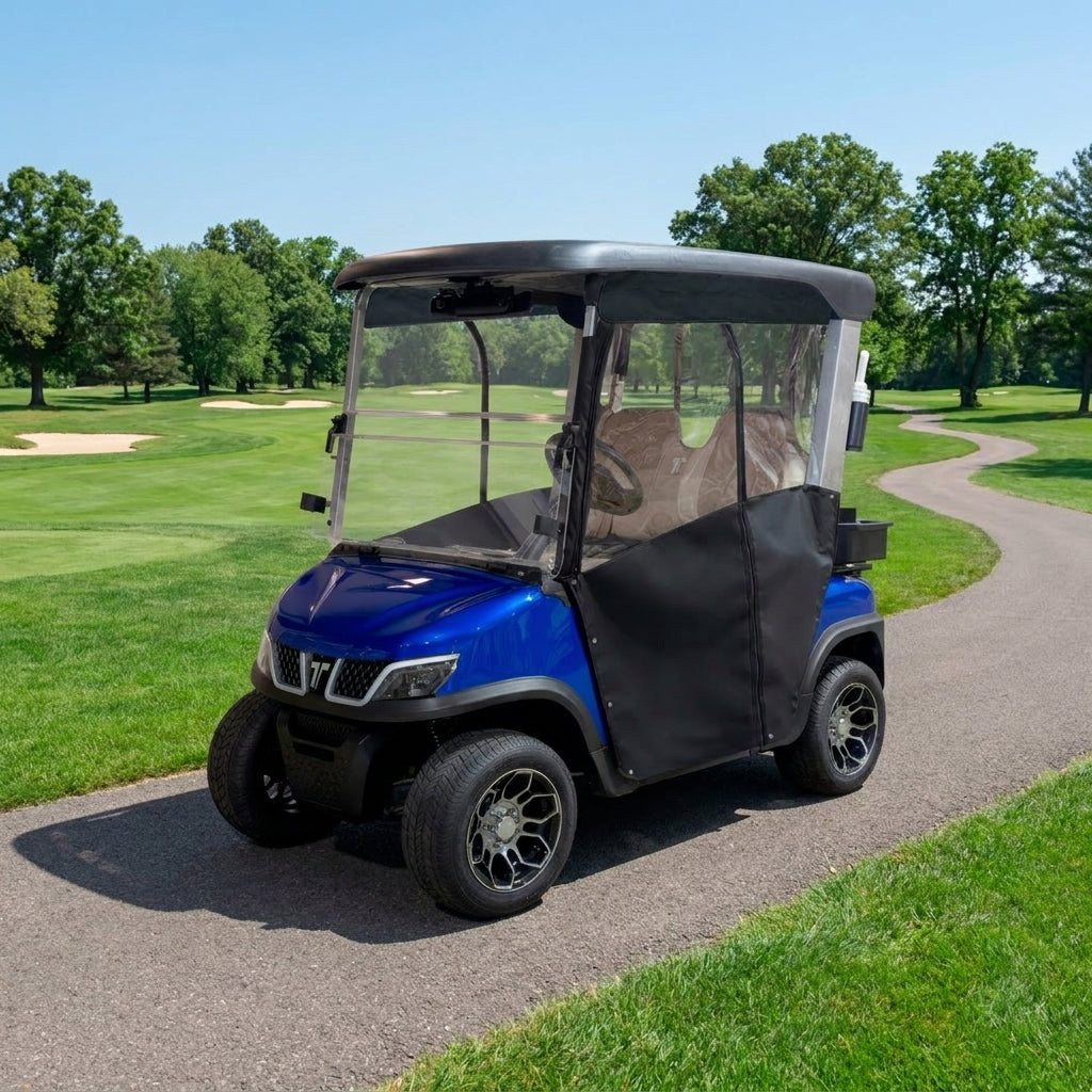 DoorWorks Golf Cart Track-Style Enclosures - Durable Canvas SDA Ace