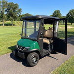 DoorWorks 2 Passenger Hinged Door Enclosure Cover for Golf Carts - Durable Canvas SDA Ace
