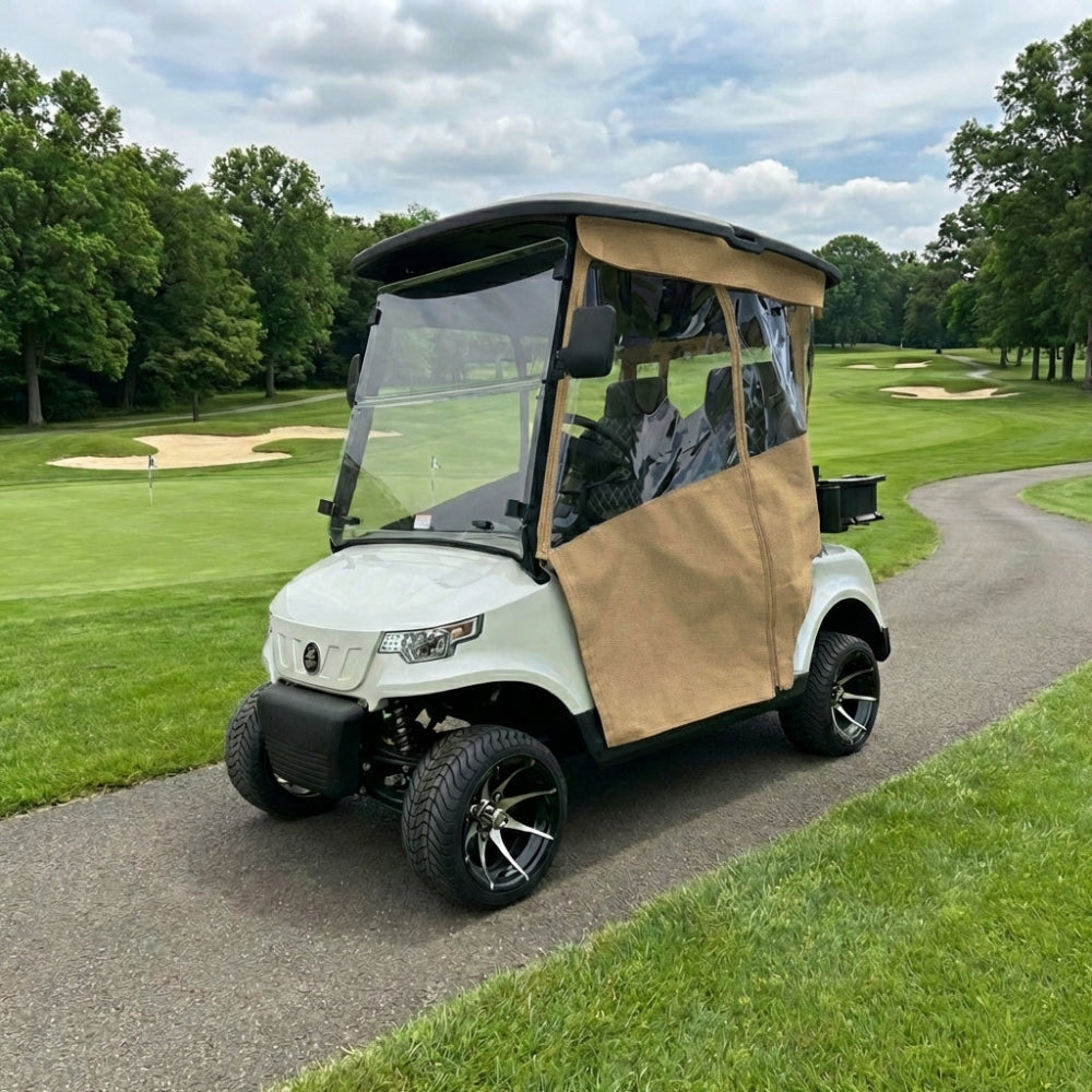 DoorWorks Golf Cart Track-Style Enclosures - Durable Canvas SDA Ace