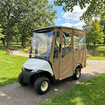 DoorWorks 4 Passenger Extended Roof Hinged Door Enclosure Cover for Golf Carts - Durable Canvas SDA Ace
