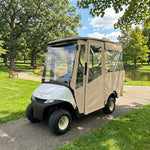 DoorWorks 4 Passenger Extended Roof Hinged Door Enclosure Cover for Golf Carts - Durable Canvas SDA Ace