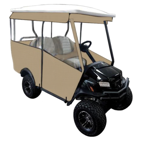 EZGO TXT 4-Passenger Sunbrella Track Enclosures for 80" Extended Roofs