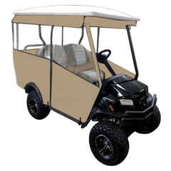EZGO TXT 4-Passenger Sunbrella Track Enclosures for 80" Extended Roofs