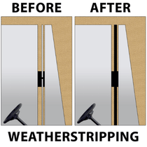 Rubber Weather Stripping. Seal the Doors. Ace Golf Cart Covers